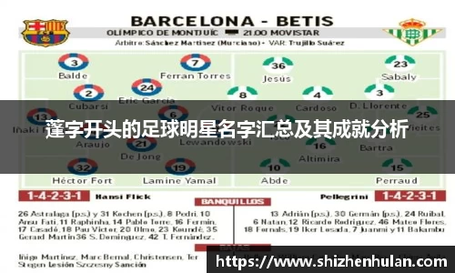 蓬字开头的足球明星名字汇总及其成就分析